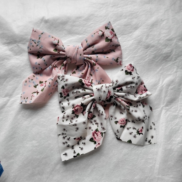 Hairpins Three-Layer fabric bow - Picture 8 of 8